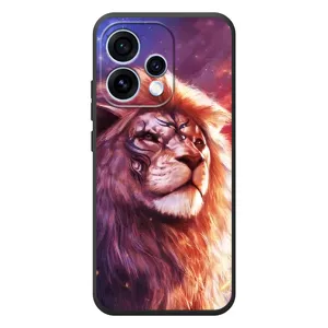 Чехол со Львом для OPPO Reno 15 (VPrint) (Красочный Лев)