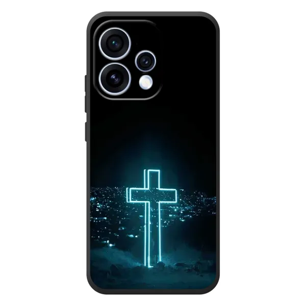 Чохол з принтом «Хрест і місто» для OPPO Reno 15 Чохол з принтом «Хрест і місто» для OPPO Reno 15