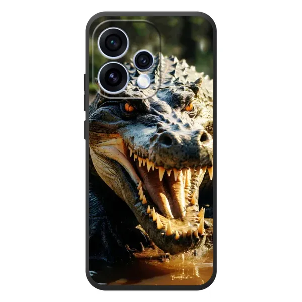Чехол с принтом «Опасный крокодил» для OPPO Reno 15 Чехол с принтом «Опасный крокодил» для OPPO Reno 15