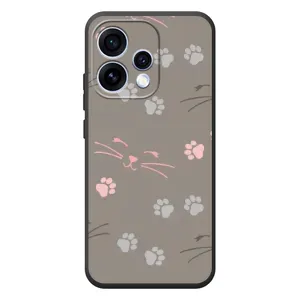 Чехол с рисунком кот на OPPO Reno 15 (Лапы и усы)