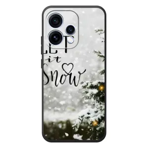 Новогодние, Праздничные Чехлы для OPPO Reno 15 - 2024 год (Let it snow)