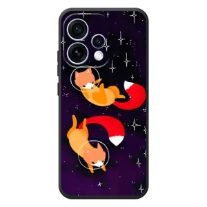 Чохли з картинкою Лисичка для OPPO Reno 15 (VPrint) (Лисички космонавти)