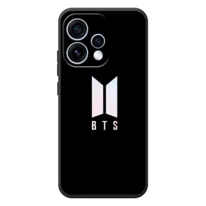 Чехлы BTS для OPPO Reno 15 (AlphaPrint) (Лого BTS)