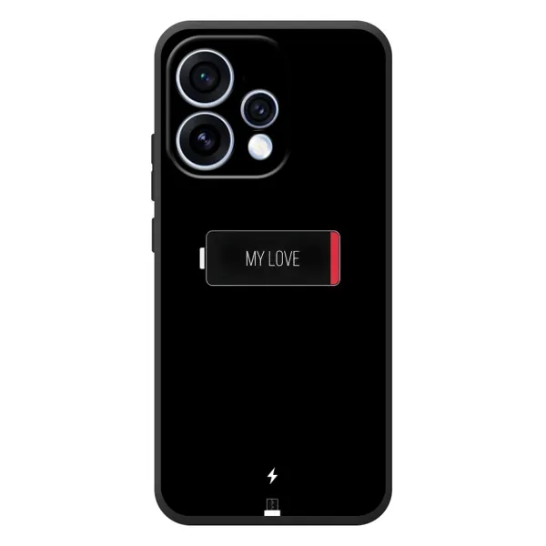 Чохол з принтом «Love battery» для OPPO Reno 15
