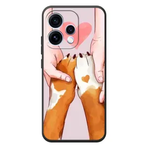 Чехлы с собаками для OPPO Reno 15 (VPrint) (Любовь к собакам)