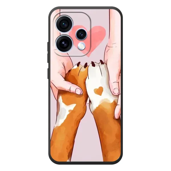 Чохол з принтом «Любовь до собак» для OPPO Reno 15