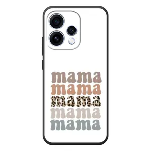 Чехлы для мамы на OPPO Reno 15 (Текстовый коллаж мама)