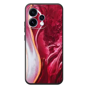 Чехол для
OPPO Ренo 15
- с принтом (Дизайнерские) (AlphaPrint) (Мрамор красный)