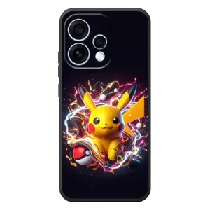 Чехол с Пикачу на OPPO Reno 15 (Пикачу с мячом)