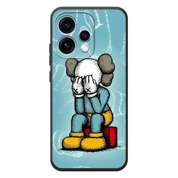 Чохол з принтом «Плач Bearbrick» для OPPO Reno 15