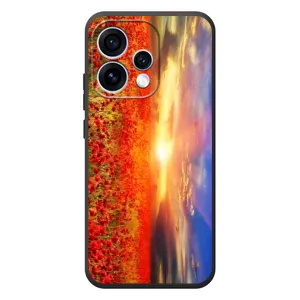 Чохол з принтом «Поле тюльпанів» для OPPO Reno 15