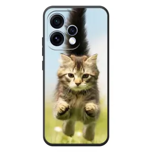 Чехлы с Котиками для OPPO Reno 15 (VPrint) (Прыжок кота)