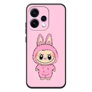 Чехол с Лабубу на OPPO Reno 15 (Розовый Лабубу)
