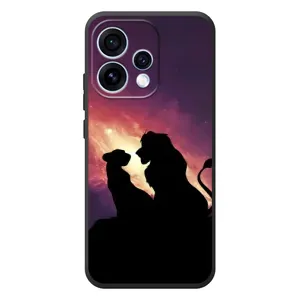 Чехол Король лев на
OPPO Ренo 15
(Силуэт Симба и Налу)