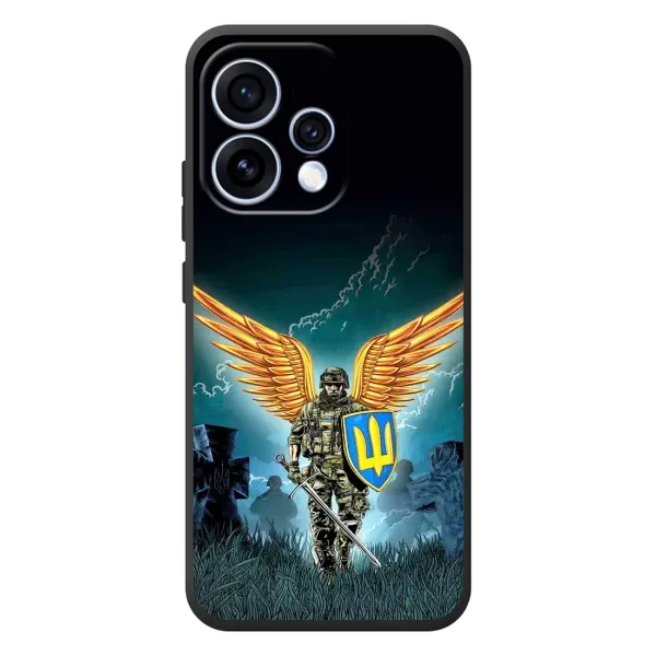 Чохол з принтом «Солдат ЗСУ» для OPPO Reno 15