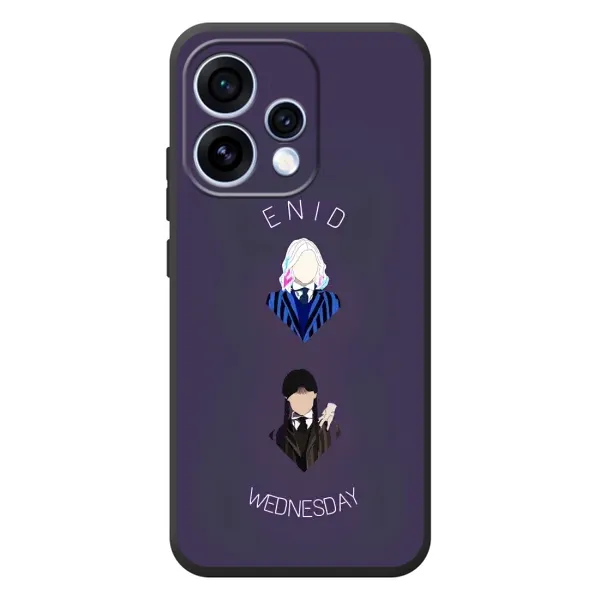Чехол с принтом «Уэнздей и подруга» для OPPO Reno 15 Чехол с принтом «Уэнздей и подруга» для OPPO Reno 15