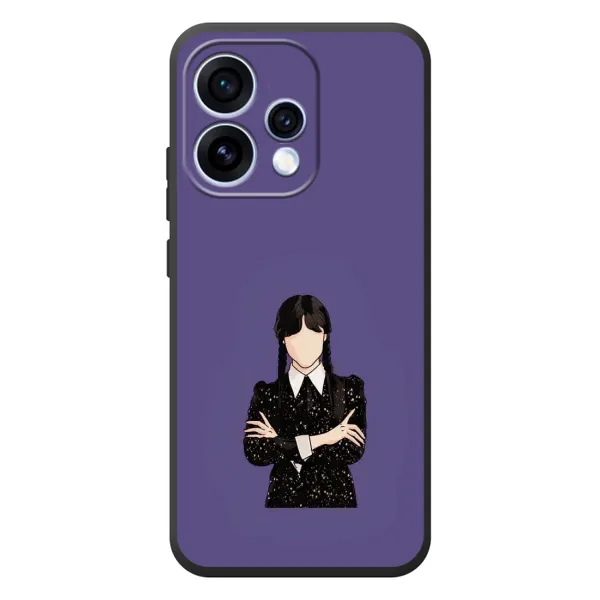 Чехол с принтом «Уэнздей в черном» для OPPO Reno 15 Чехол с принтом «Уэнздей в черном» для OPPO Reno 15
