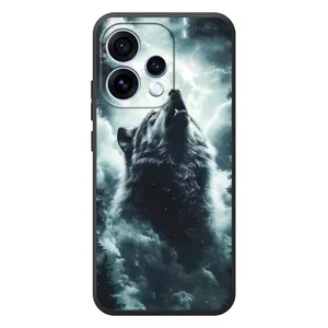 Чехол с картинкой «Хищники» для OPPO Reno 15 (Волк в облаках)