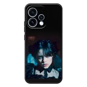 Чехлы Венсдей на OPPO Reno 15 Уэнсдей (AlphaPrint) (взгляд Уэнздей)