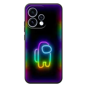 Чехол Амонг Ас для OPPO Reno 15 (AlphaPrint) (Яркий скин)