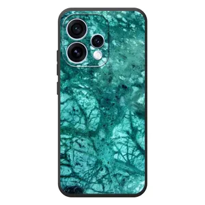 Мраморный чехол на OPPO Reno 15 (VPrint) (Зеленый мрамор)