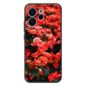 Чехлы с Цветами для OPPO Reno 15F (VPrint) (Цветы красные)