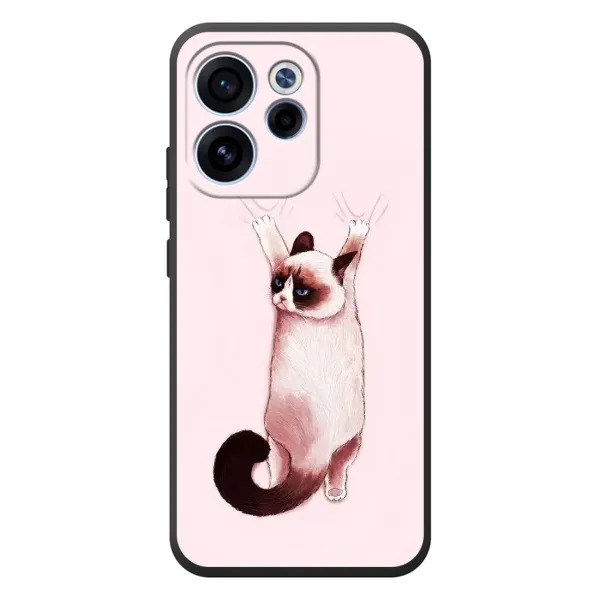 Чехол с принтом «Котик падает» для OPPO Reno 15F