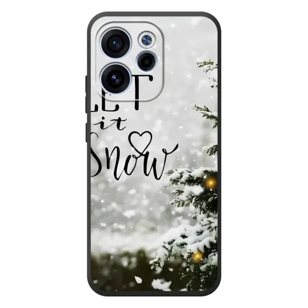 Чехол с принтом «Let it snow» для OPPO Reno 15F