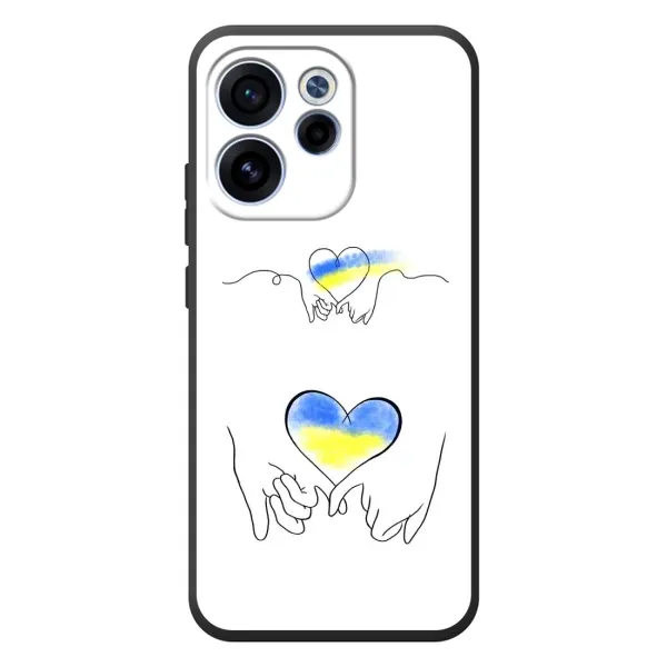 Чохол з принтом «Мир Україні» для OPPO Reno 15F Чохол з принтом «Мир Україні» для OPPO Reno 15F