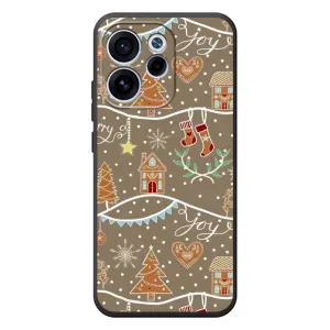 Новогодние, Праздничные Чехлы для OPPO Reno 15F - 2024 год (Новогодние пряники)