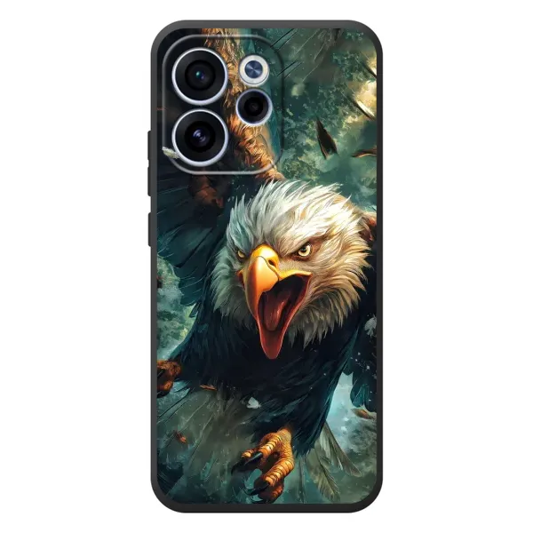 Чехол с принтом «Орел в полете» для OPPO Reno 15F
