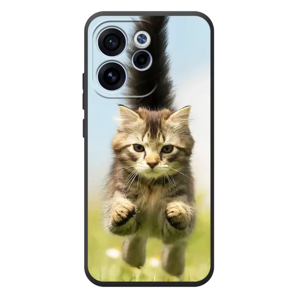 Чехол с принтом «Прыжок кота» для OPPO Reno 15F