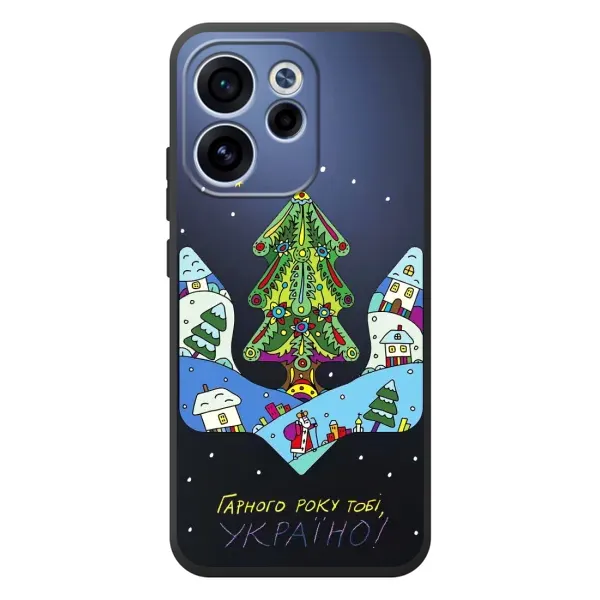 Чехол с принтом «Рождественский герб» для OPPO Reno 15F Чехол с принтом «Рождественский герб» для OPPO Reno 15F