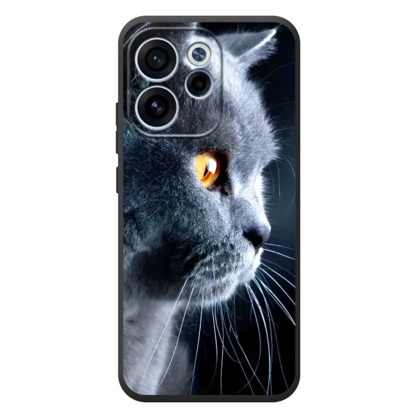Чехол с принтом «Серый Кот» для OPPO Reno 15F