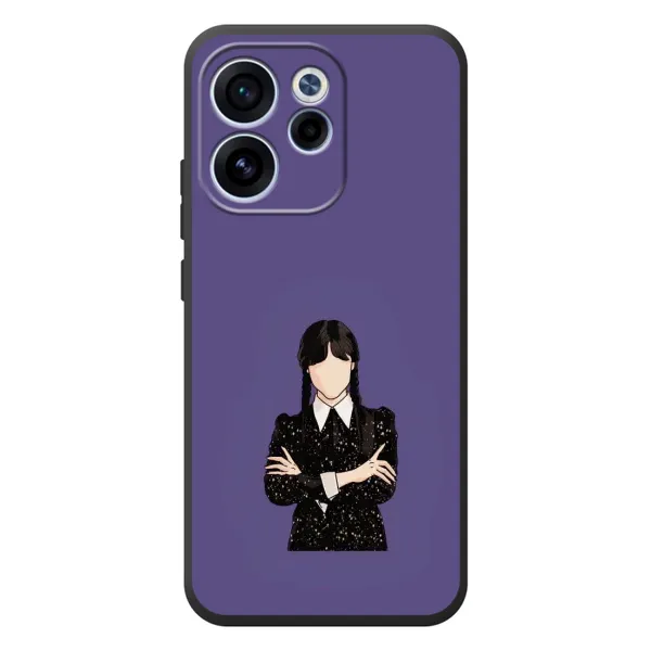 Чохол з принтом «Венздей у чорному» для OPPO Reno 15F Чохол з принтом «Венздей у чорному» для OPPO Reno 15F