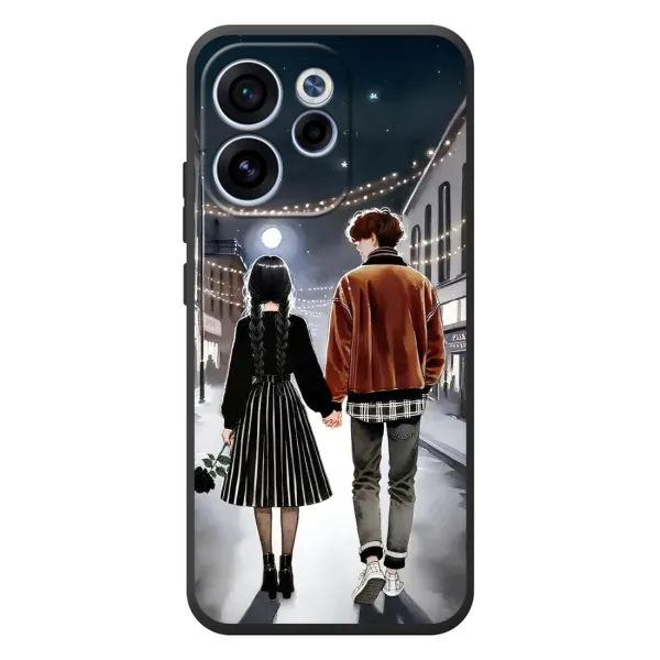 Чохол з принтом «Венздей та Тайлер» для OPPO Reno 15F Чохол з принтом «Венздей та Тайлер» для OPPO Reno 15F