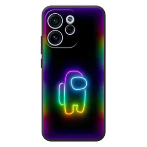 Чехол Амонг Ас для OPPO Reno 15F (AlphaPrint) (Яркий скин)