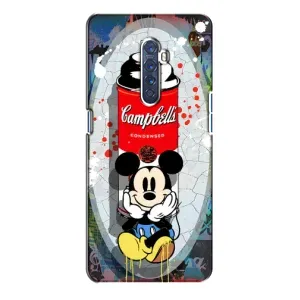 Чехол Disney Mouse Oppo Reno 2 (PREMIUMPrint) (Американский Маус)