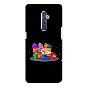 Чехол Амонг Ас для Oppo Reno 2 (AlphaPrint) (Амонг-ас)