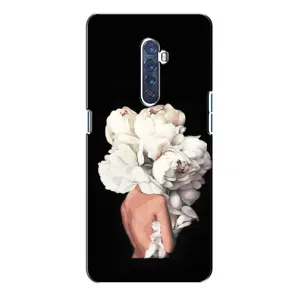Чехлы (ART) Цветы на Oppo Reno 2 (VPrint)