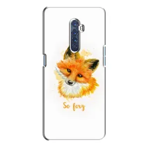 Чехлы с картинкой Лисички для Oppo Reno 2 (VPrint) (Девочка Лиса)