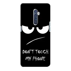 Чехол для Оппо Рено 2 - (AlphaPrint) с печатью (ТОП продаж) (Dont Touch)