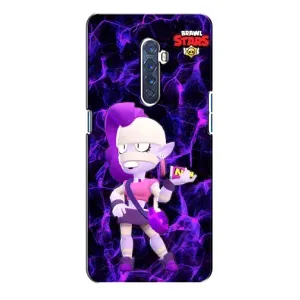 Чехлы Brawl Stars для Oppo Reno 2 (AlphaPrint) (Эмз Бравл Старс)