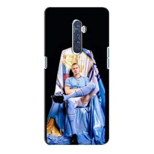 Чехлы с футболистом Ерлинг Холанд для Oppo Reno 2 (AlphaPrint) (футболист Холанн)