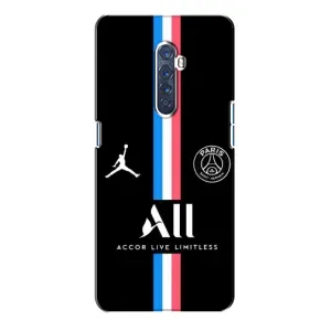 Чехлы PSG для Oppo Reno 2 (AlphaPrint) (футболка ПСЖ)