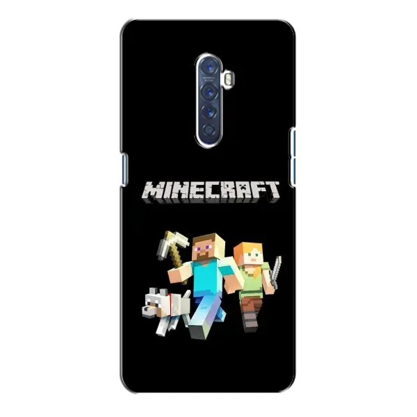 Чехол с принтом «герои Minecraft» для OPPO Reno 2