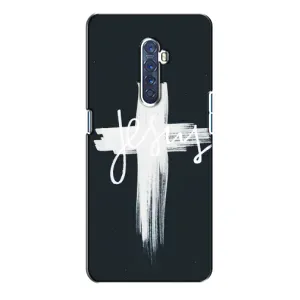 Чехол для Oppo Reno 2 (AlphaPrint) - (Христианские) (Иисус)