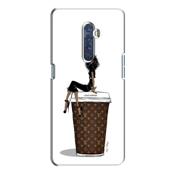 Чехол с принтом «кофе LOUIS VUITTON» для OPPO Reno 2 Чехол с принтом «кофе LOUIS VUITTON» для OPPO Reno 2