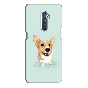 Чехлы с собаками для Oppo Reno 2 (VPrint) (Корги)