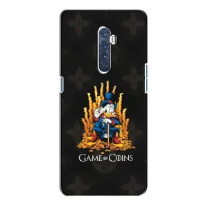 Чехлы для Oppo Reno 2 - Скрудж МакДак Louis Vuitton (PREMIUMPrint) (Король денег)